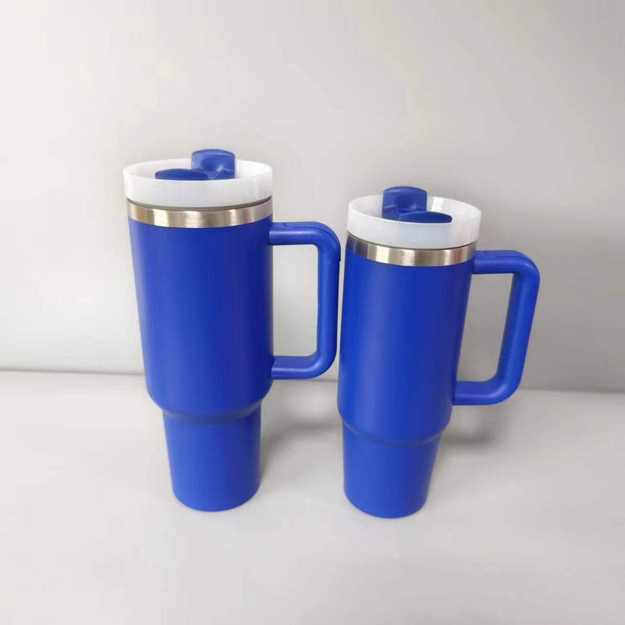 New colors powder coated 30oz 40oz stainless steel tumbler with lid and straw for laser engraving _miki