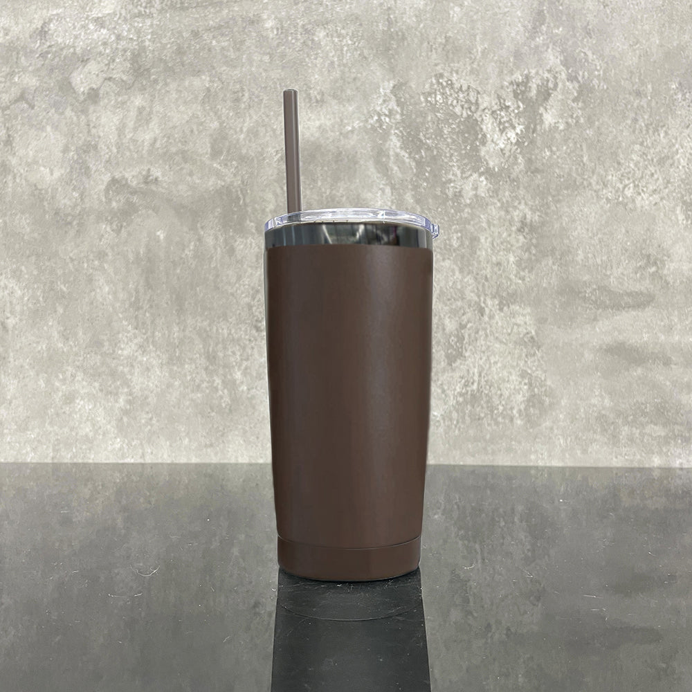 Chocolate Powder Coated 20oz Black Plated Yeti Style Coffee Mugs For Laser Engraving_miki