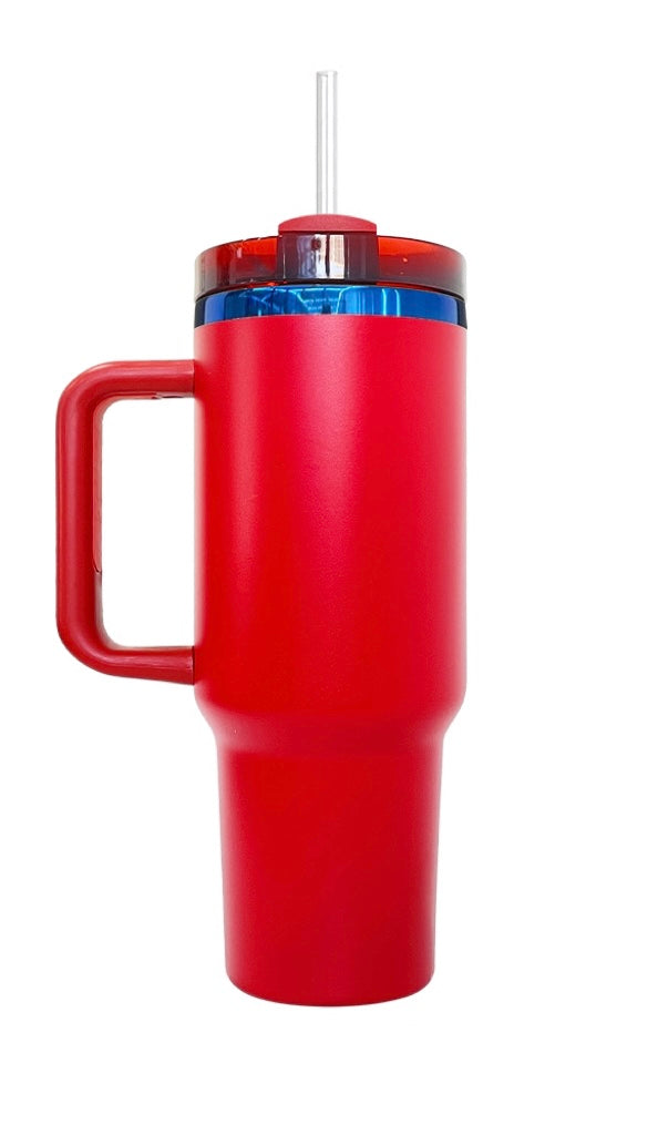 blue underneath colorful powder coated 40oz quencher tumblers for laser engraving_miki
