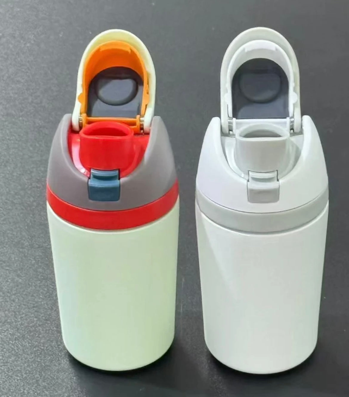 12oz Owala Style Insulated Stainless Steel Water Bottles with Flip Straw Lid For Laser Engraving_miki