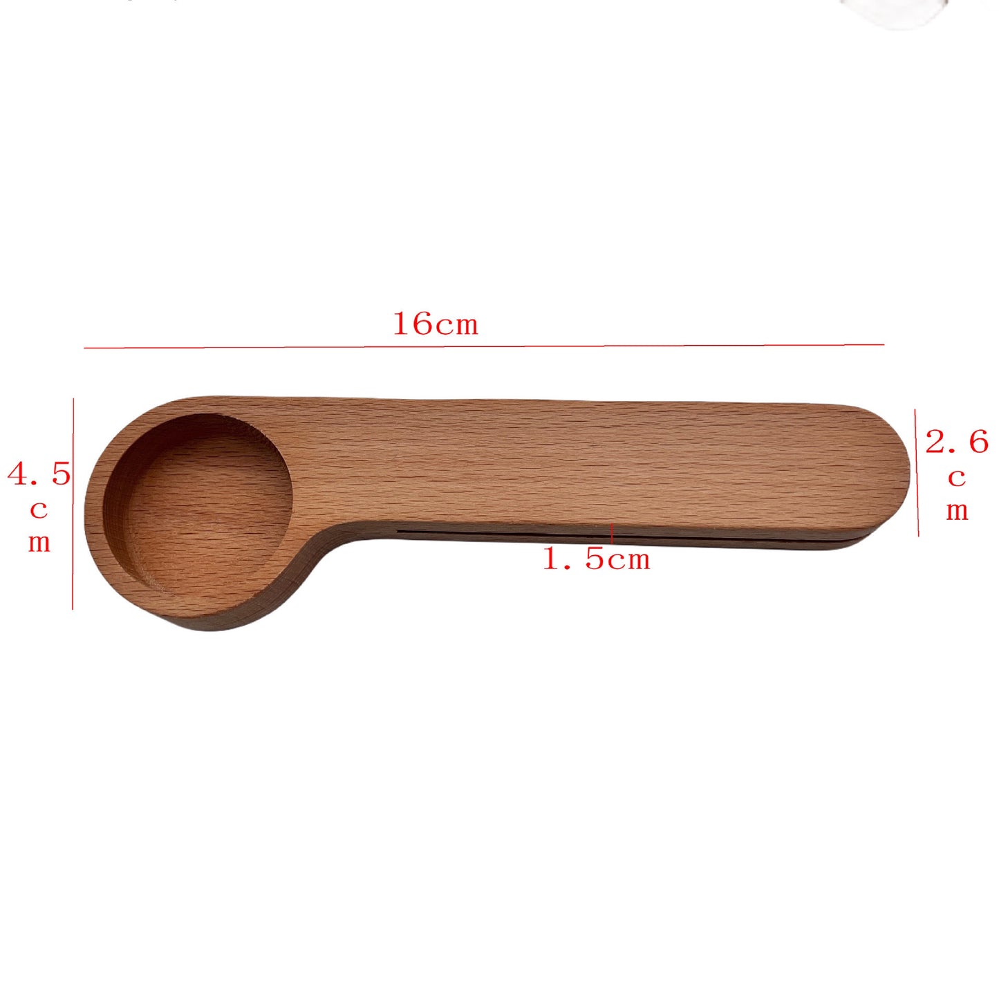 Blank 2 in 1 Wooden Coffee Spoon And Bag Clip for Laser Engraving_miki