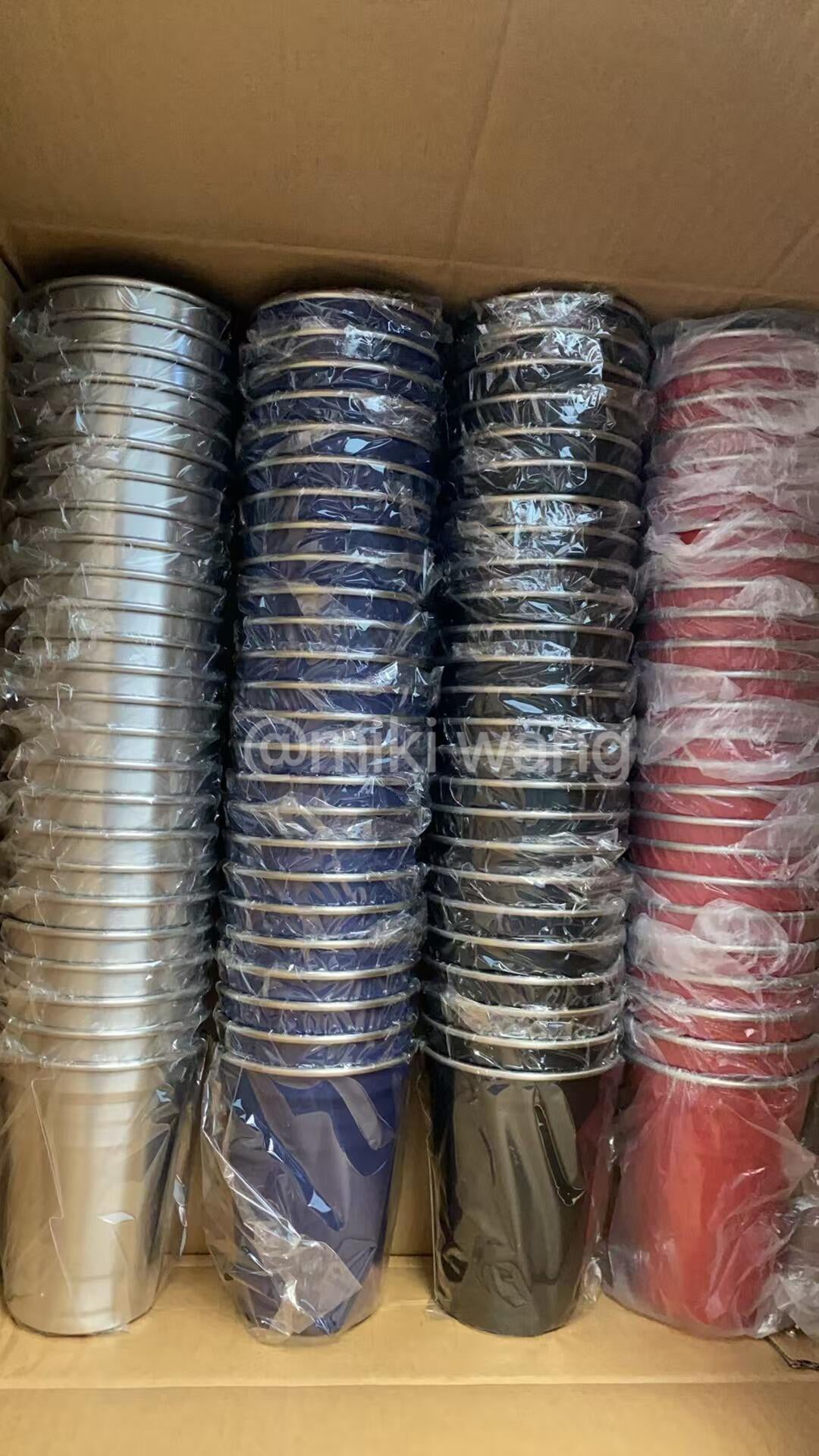Matte Colored 550ml Stainless Steel Party Cups 18oz Pint Cup Premium Metal Stackable Cup for Laser Engraving_miki