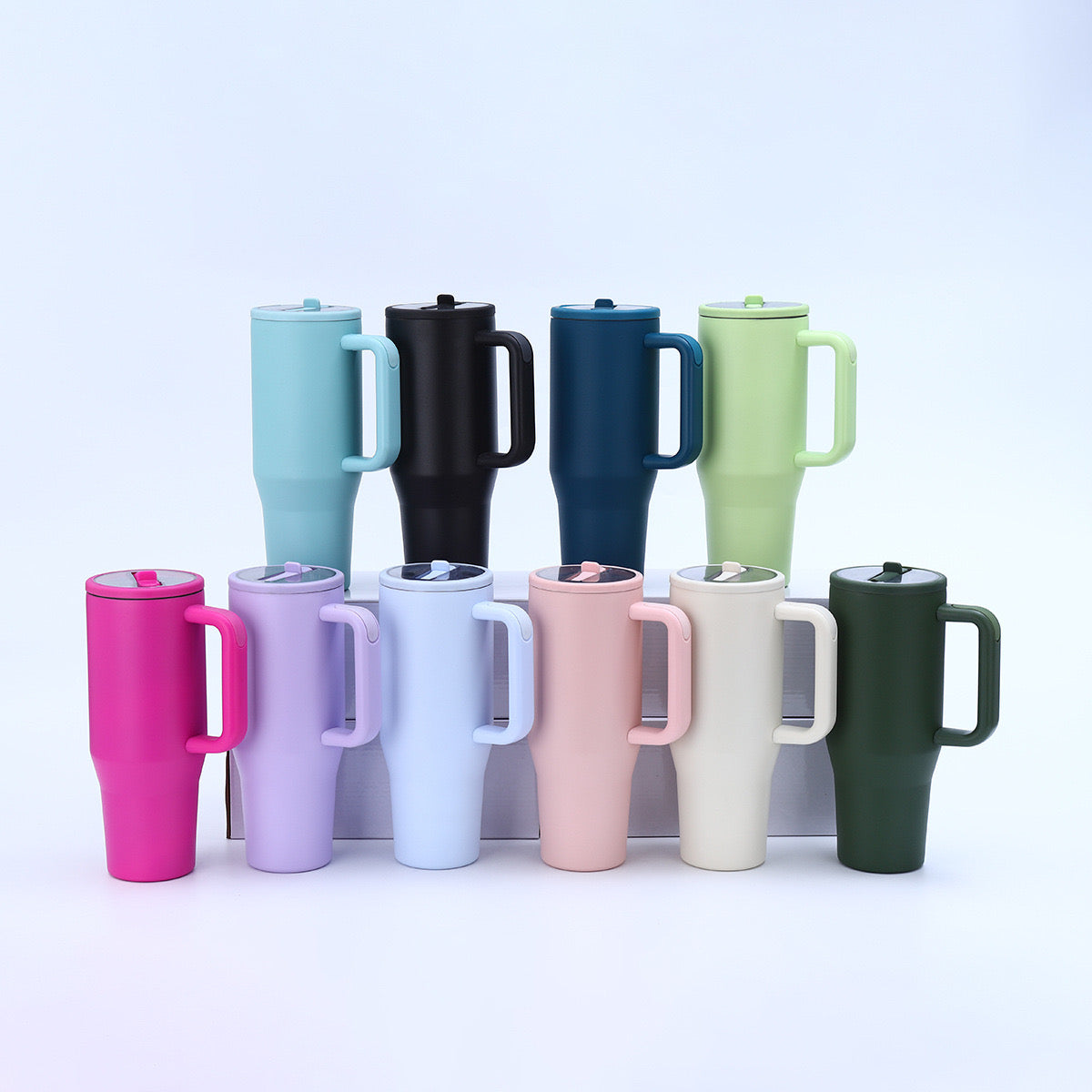 No Spill 40oz Quencher Tumblers with Flip Straw and Leak Proof Lid for Laser Engravings_ miki