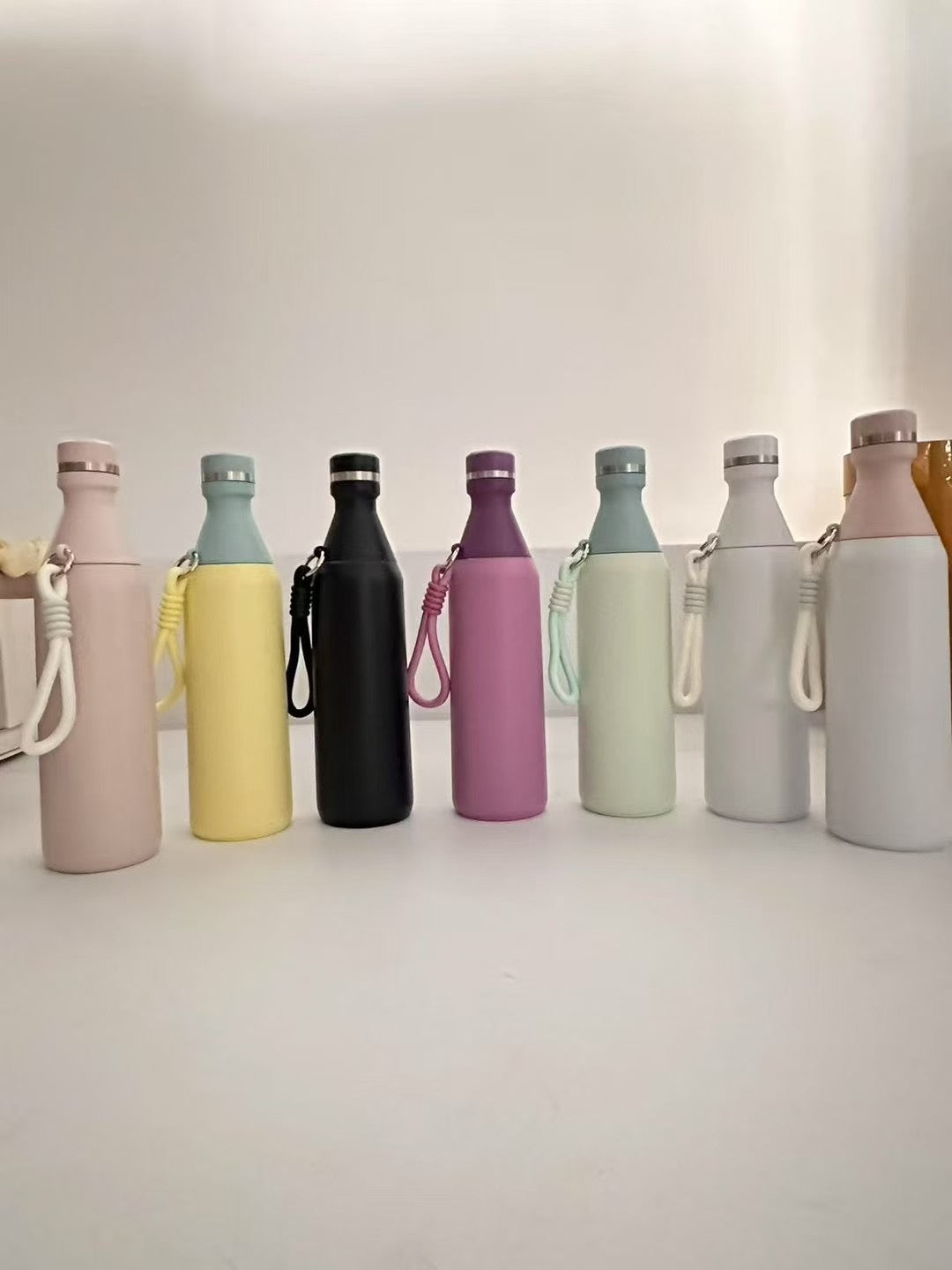 Stanley Style 20oz Slim Bottle Insulated Stainless Steel Sports Bottle Twist off Lid with Leakproof Seal for Travel & Gym_ miki