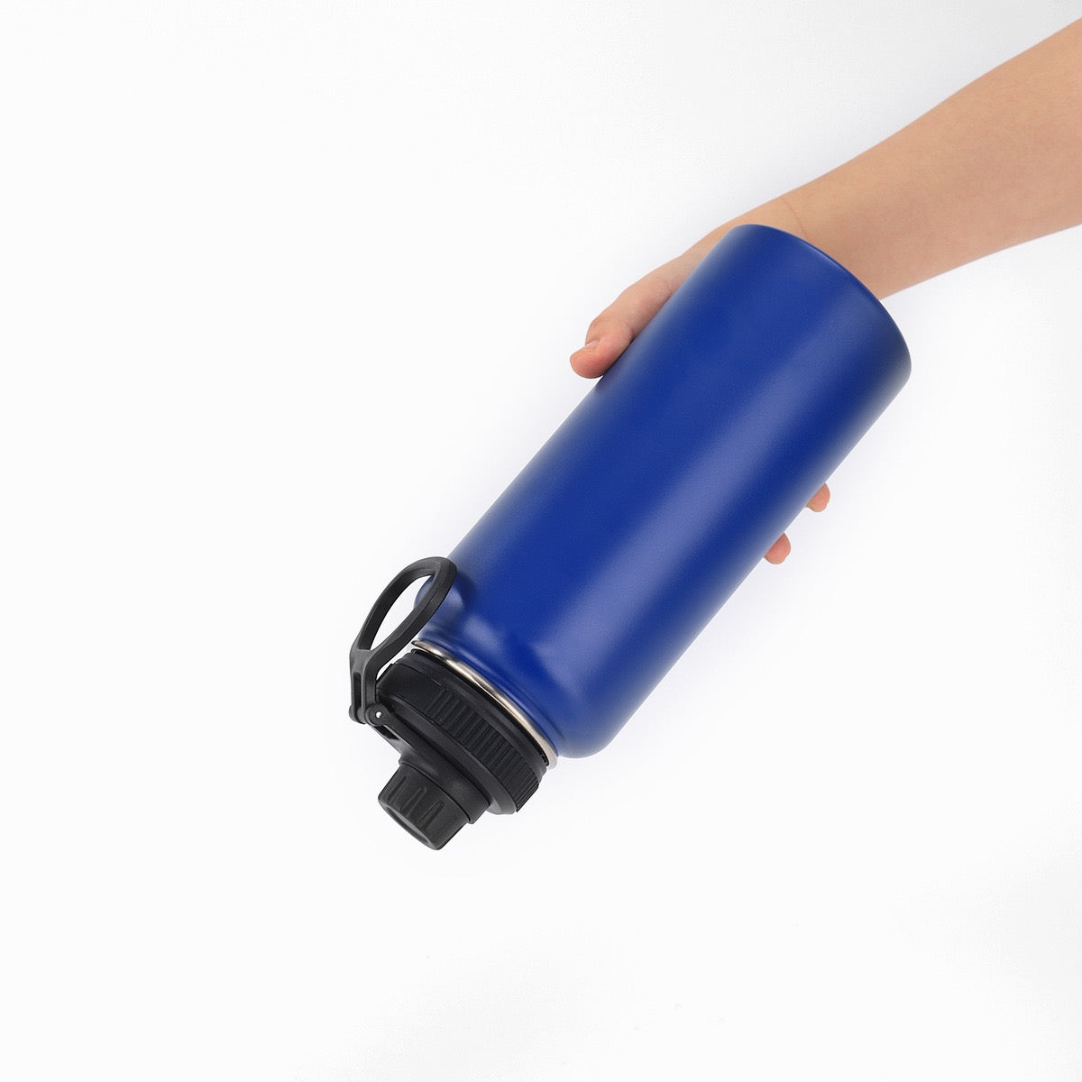 Powder Coated 12oz 18oz 32oz 40oz Double Walled Stainless Steel Sports Water Bottles _miki