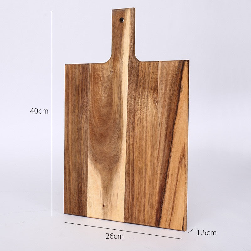 Acacia Wood Cutting Board for Kitchen Wooden Chopping Serving Board For Laser Engraving_miki