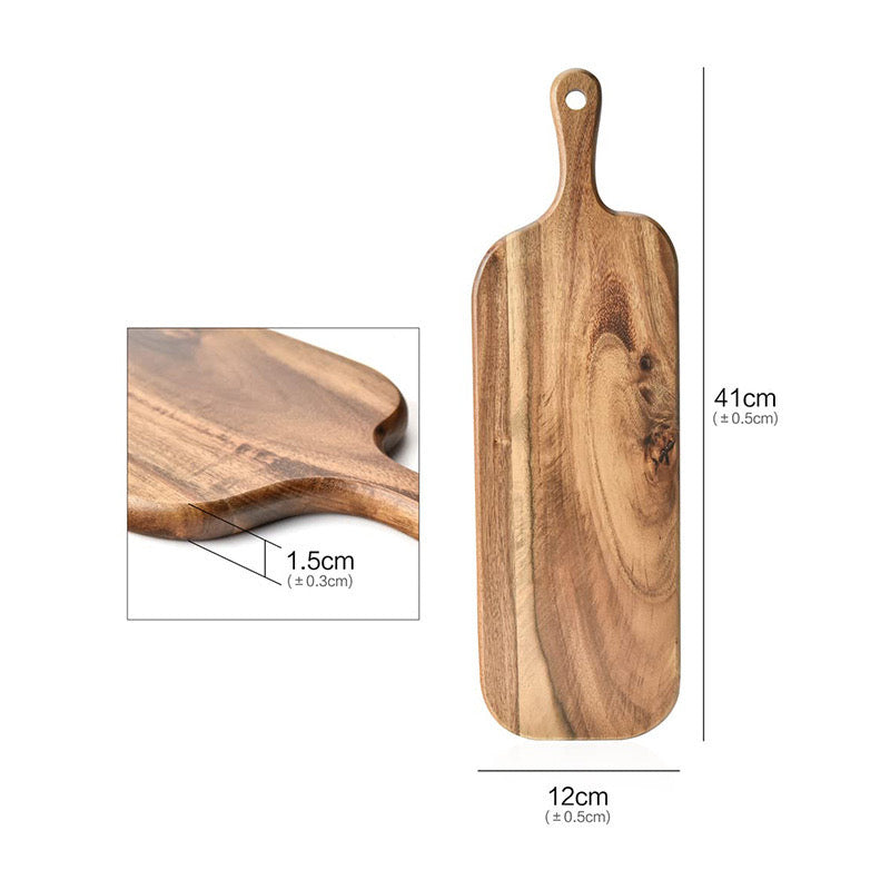 Acacia Wood Cutting Board for Kitchen Wooden Chopping Serving Board For Laser Engraving_miki