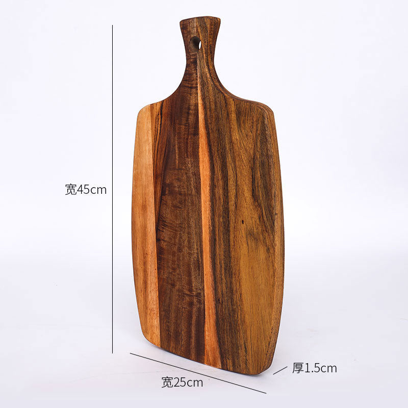 Acacia Wood Cutting Board for Kitchen Wooden Chopping Serving Board For Laser Engraving_miki