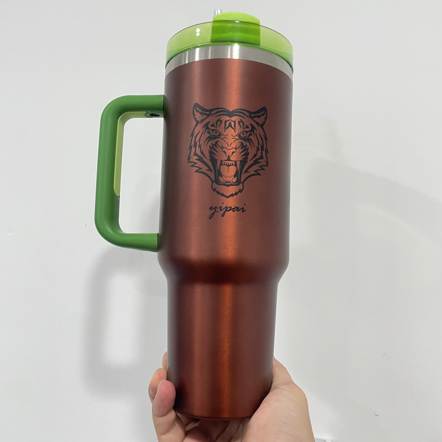 H2.0 40oz watermelon moonshine tumbler same style as Lainey Wilson_miki