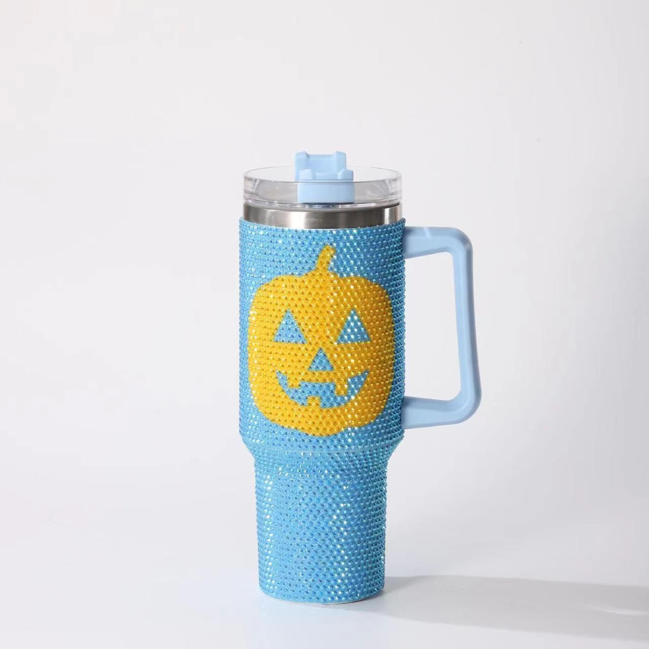 Halloween designs 40oz rhinestone bling tumbles_miki