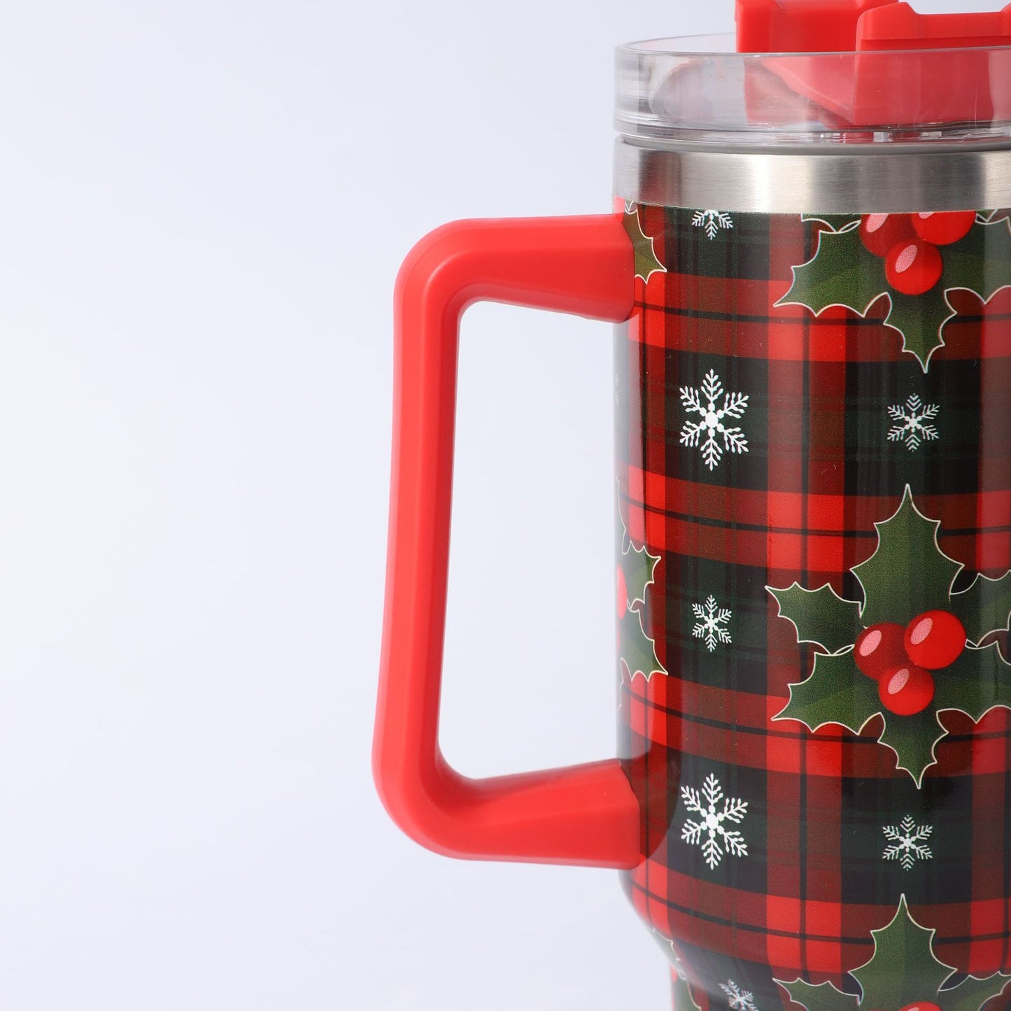 Christmas designs 3D printed H1.0 40oz quencher tumblers with lid and straw_miki