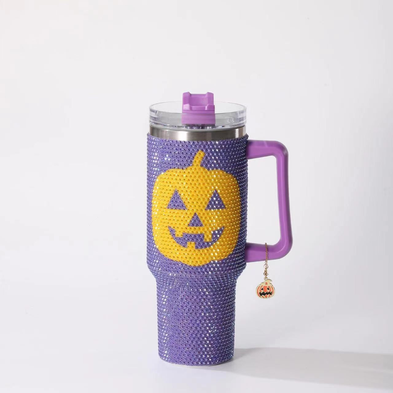 Halloween designs 40oz rhinestone bling tumbles_miki