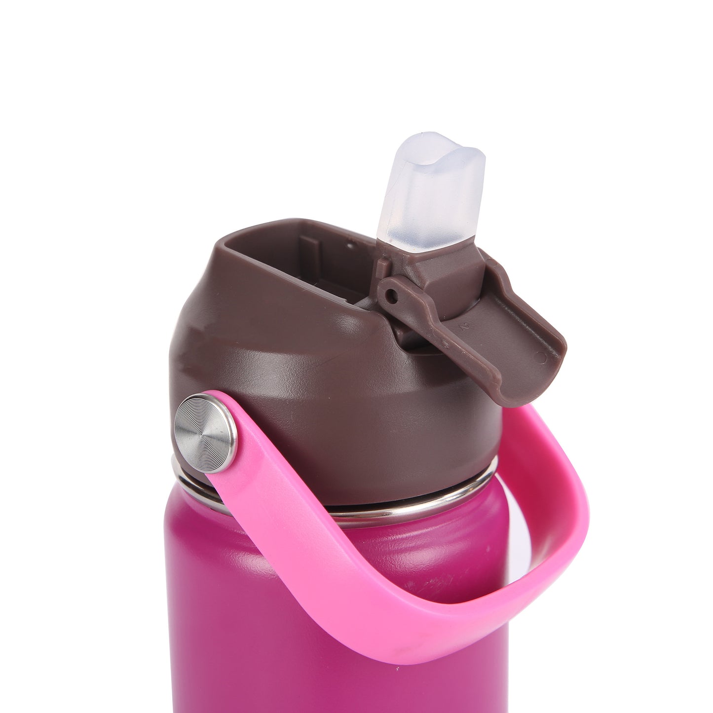 Powder Coated 12oz-40oz Water Bottles with Flip Straw and Top Handle For Laser Engraving_ miki