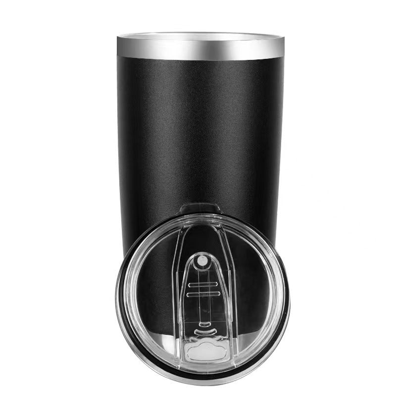 Yeti-Style Powder Coated 20oz Stainless Steel Mug With Sliding Lid For Laser Engraving_Miki