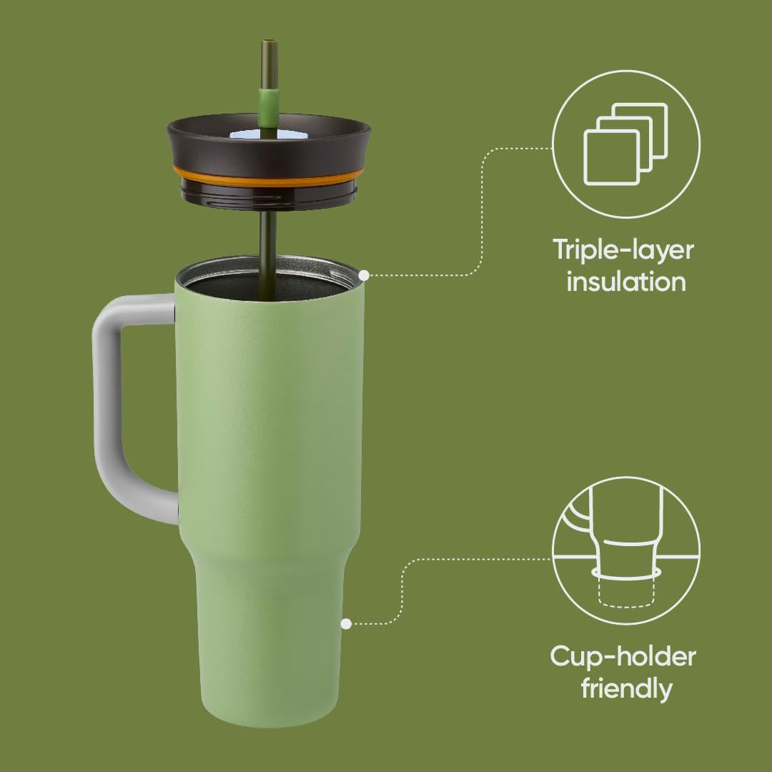 Owala Style 2-in-1 lid 40oz Quencher Tumbler with Handle and Leak Proof Lid For Laser Engraving _miki