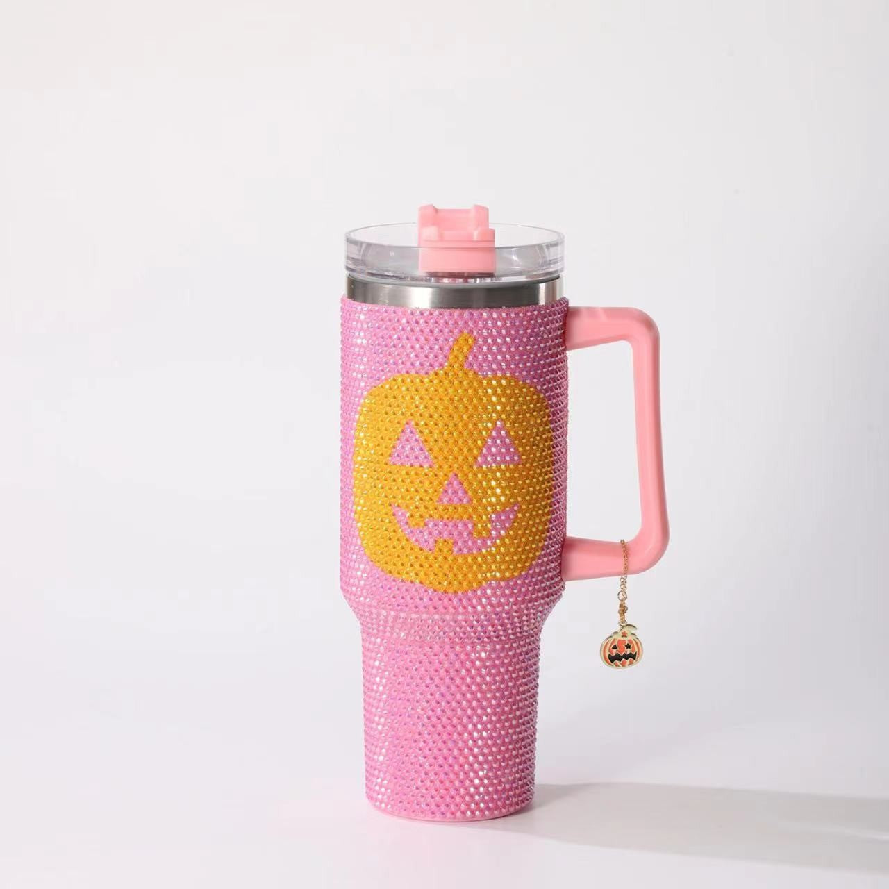 Halloween designs 40oz rhinestone bling tumbles_miki