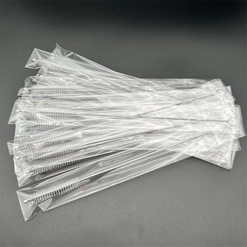 Reusable straw cleaning brush 230mm 300mm for Straws on Tumbler, Water Bottle, Sippy Cup, and Pipes_miki