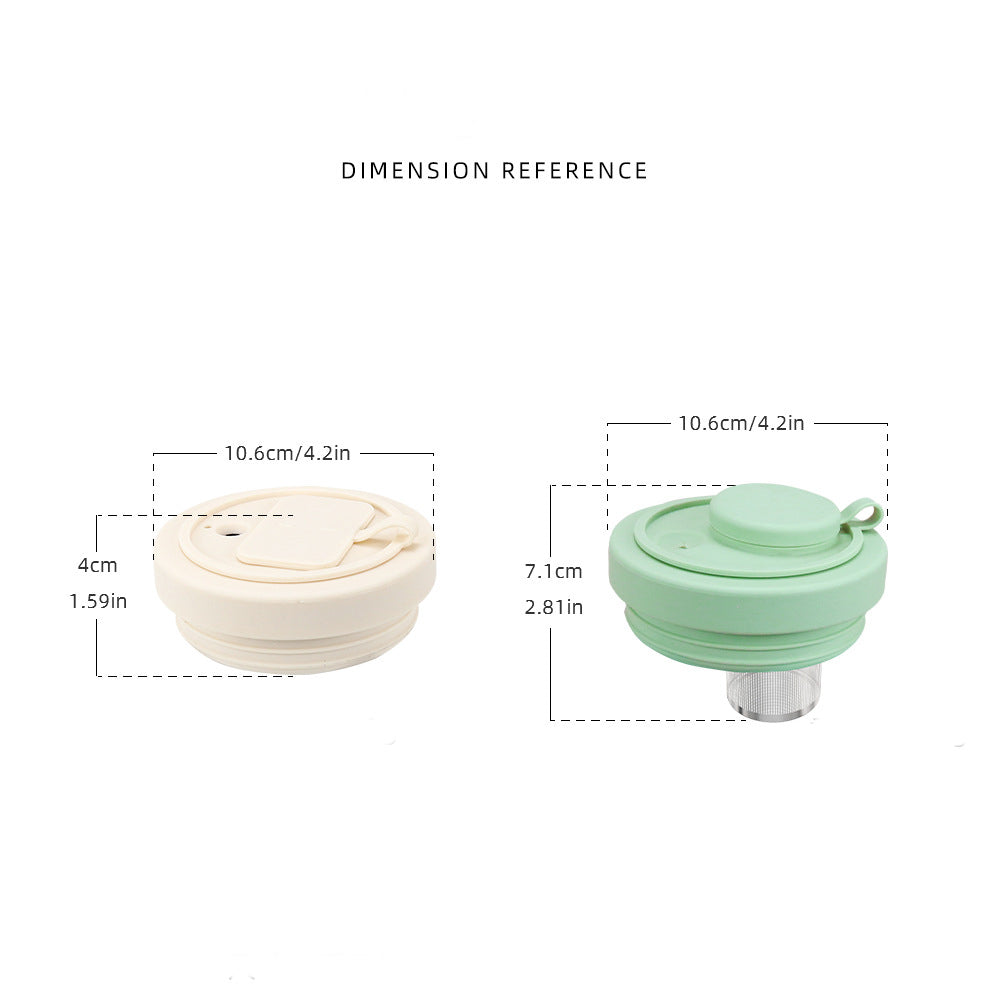 40oz tumbler Leak proof silicone lids with pillbox and Infuser for tea/coffee_miki
