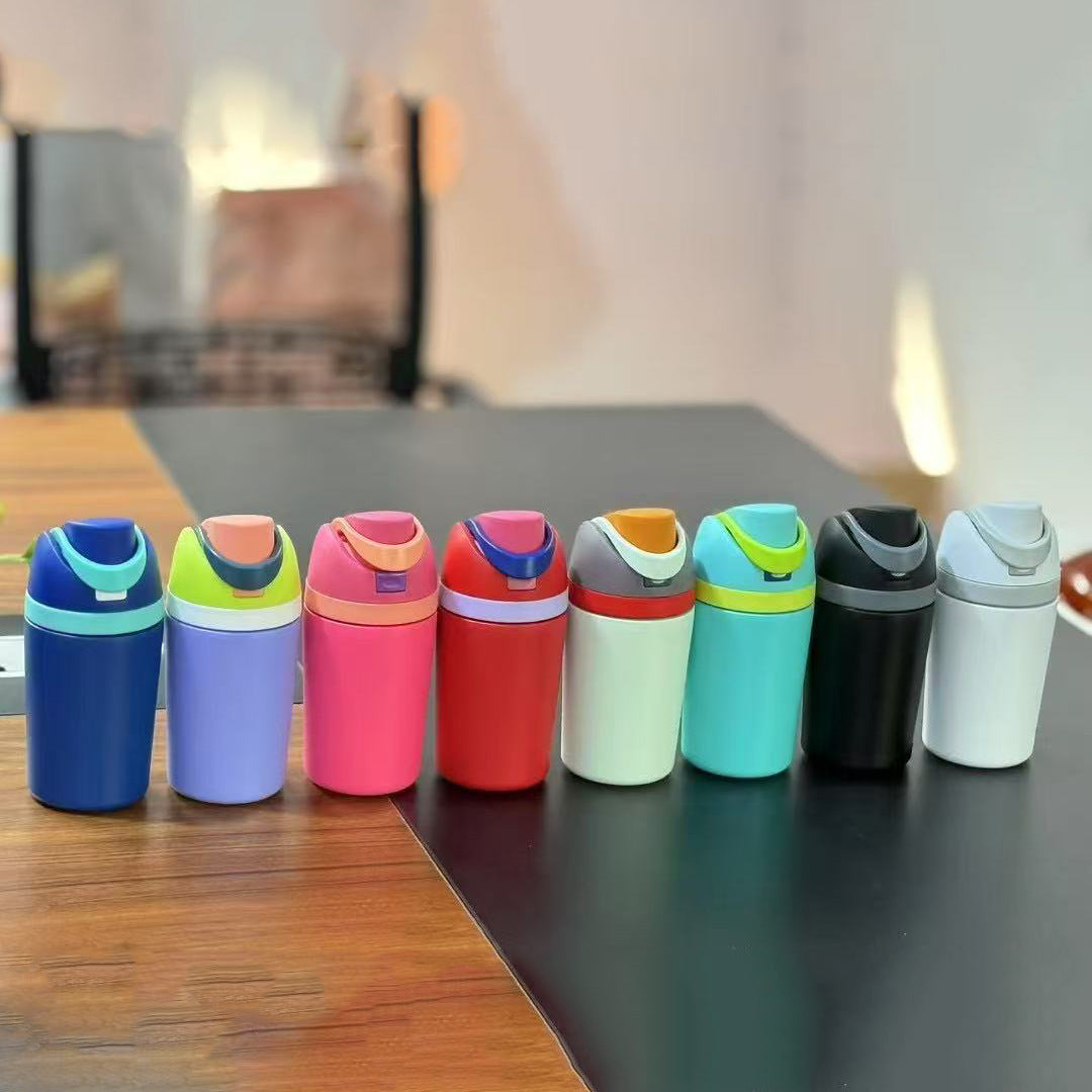 12oz Owala Style Insulated Stainless Steel Water Bottles with Flip Straw Lid For Laser Engraving_miki