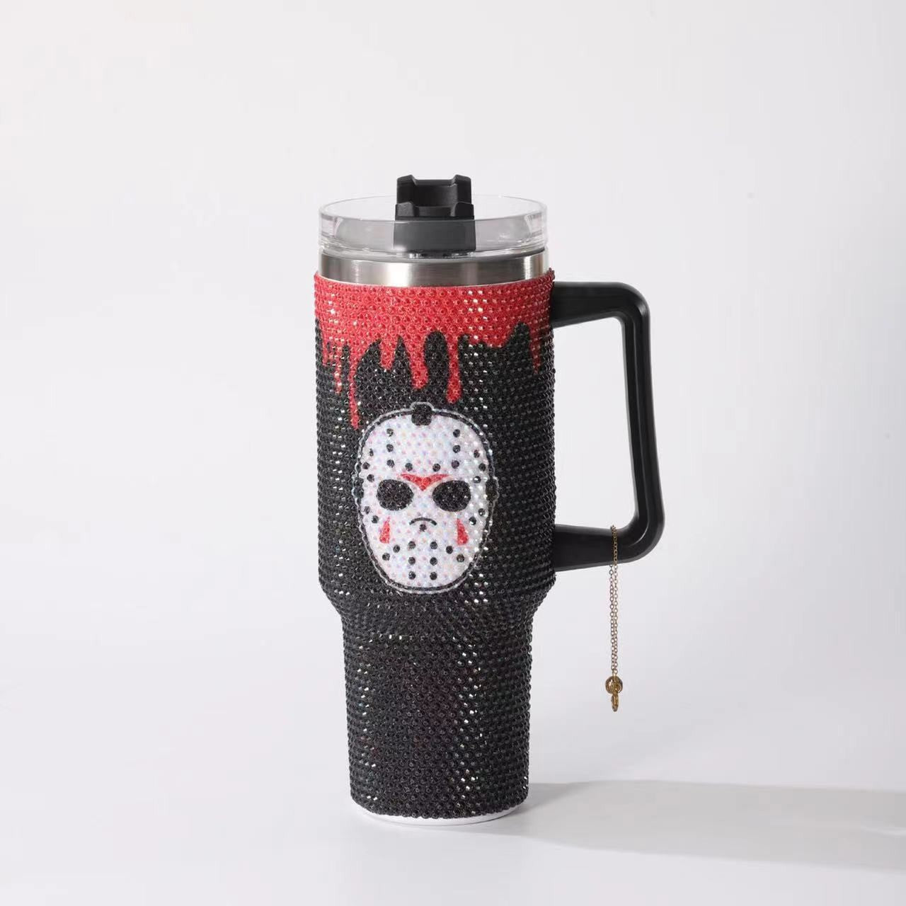 Halloween designs 40oz rhinestone bling tumbles_miki