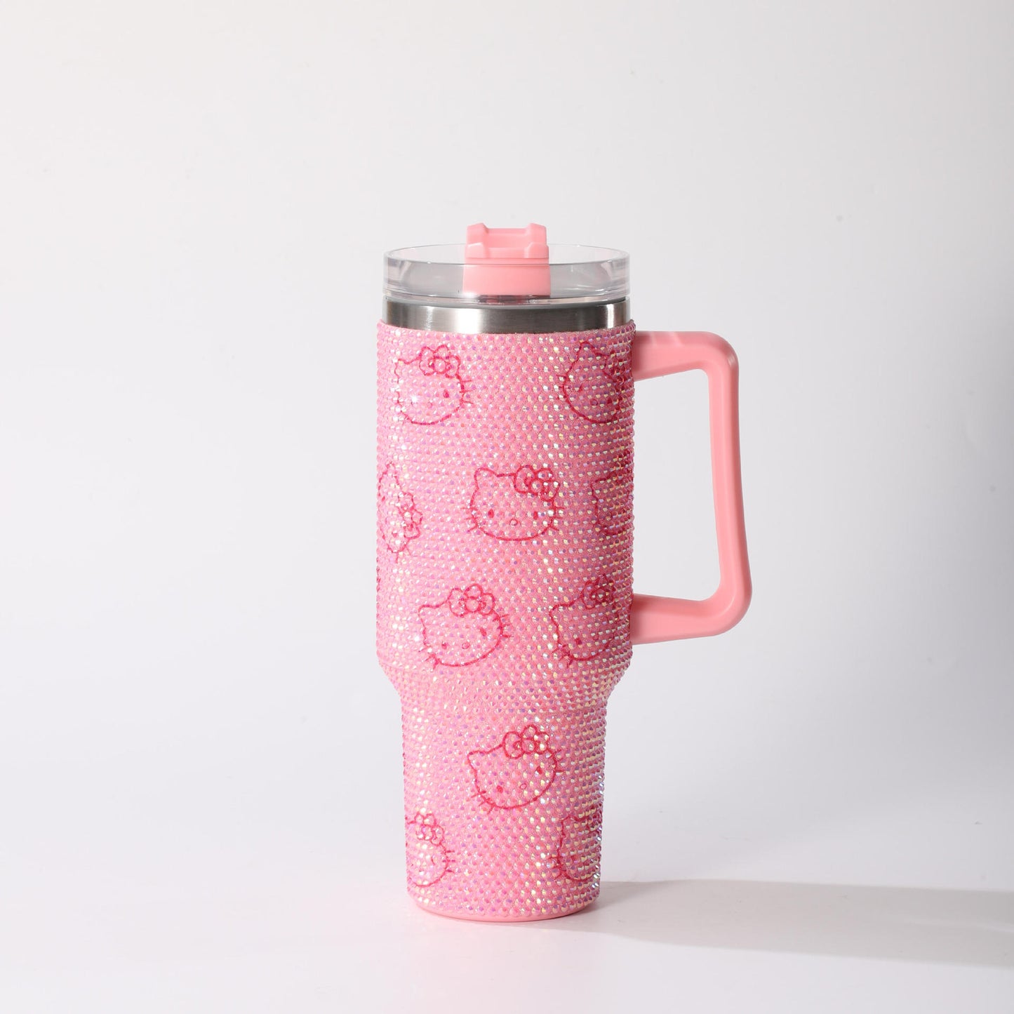 Hello Kitty Stitch 40oz rhinestone bling tumbles_miki