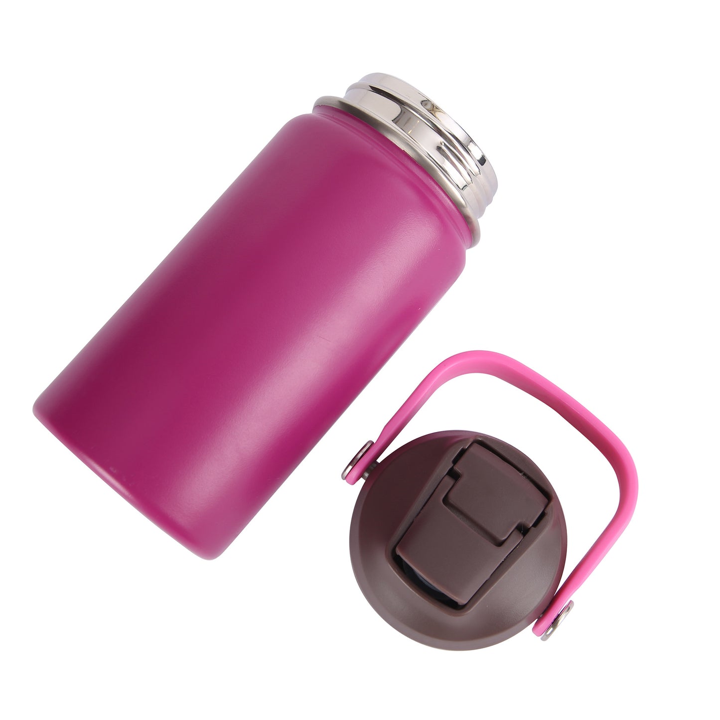 Powder Coated 12oz-40oz Water Bottles with Flip Straw and Top Handle For Laser Engraving_ miki