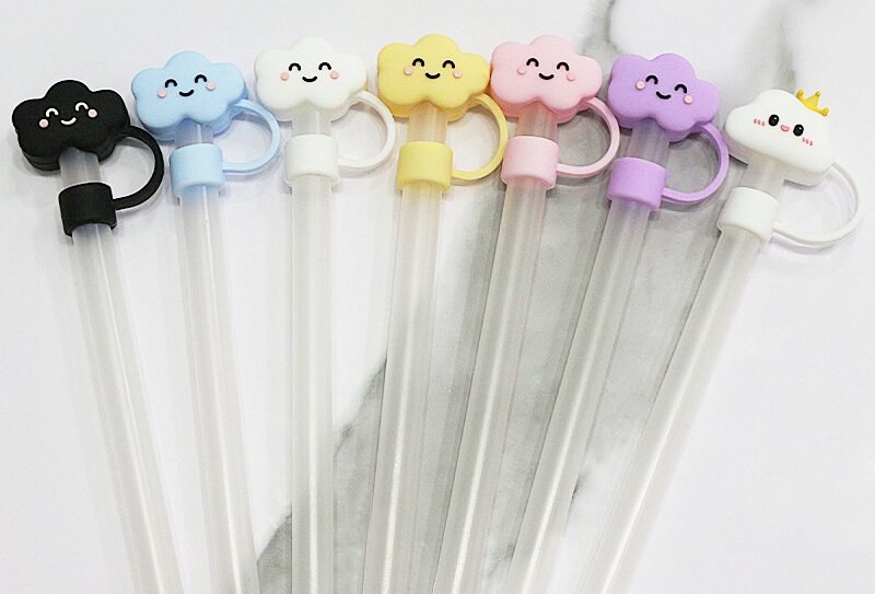Wholesale Silicone Straw Stoppers Spill Proof Straw Caps for 40 oz Tumblers Suitable for 9-10 mm Straws_ miki
