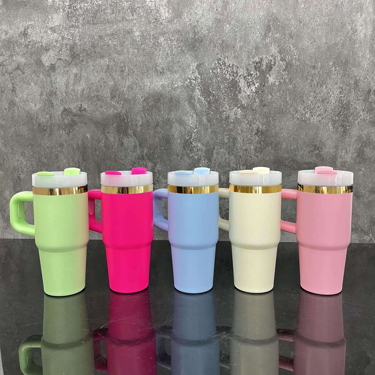 USA RTS_ Stanley Style Sublimation 14oz Baby Tumbler With Lid And Straw_miki