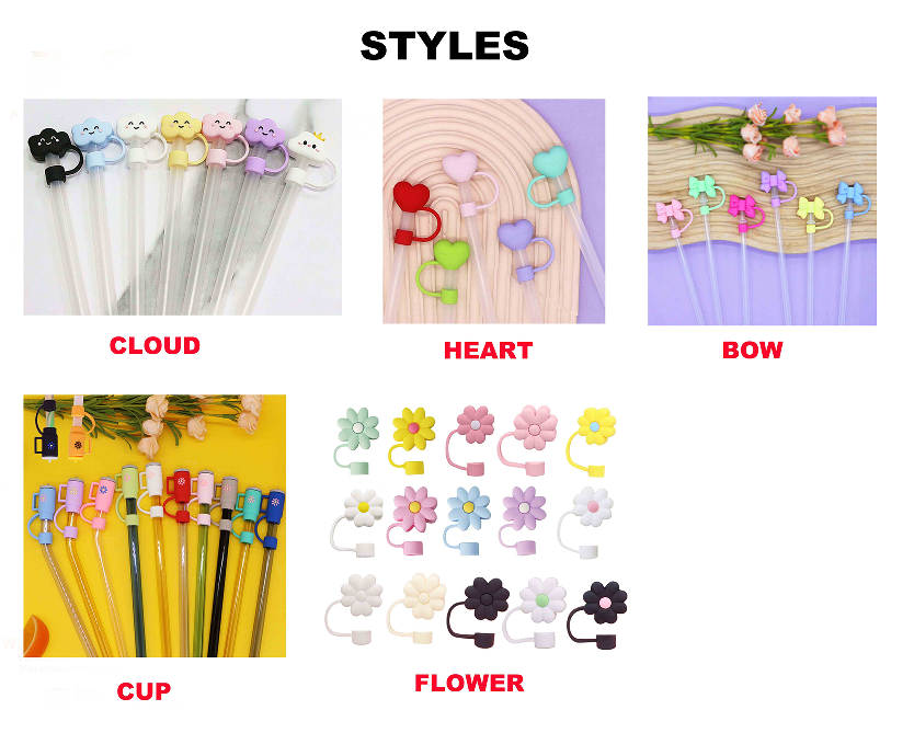 Wholesale Silicone Straw Stoppers Spill Proof Straw Caps for 40 oz Tumblers Suitable for 9-10 mm Straws_ miki