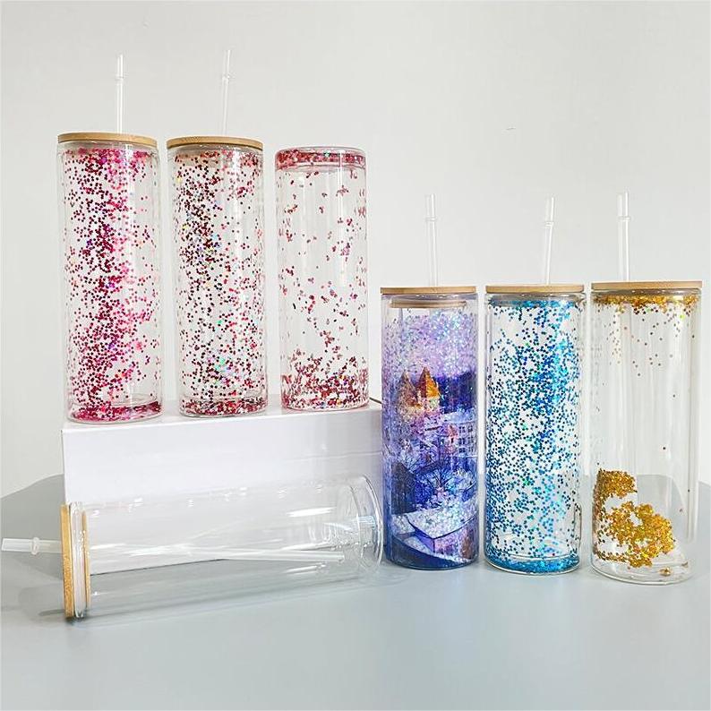 12oz 15oz 20oz Double Walled Snow Globe Glass Cans with Bamboo Lid for Sublimation and UV DTF Wraps_ miki