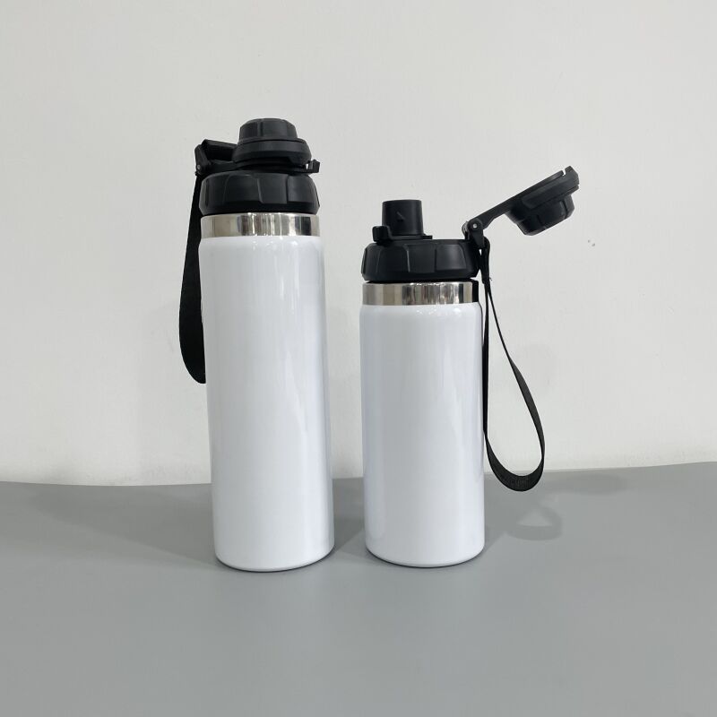 sublimation white 16oz 20oz water bottle with spout lid_miki