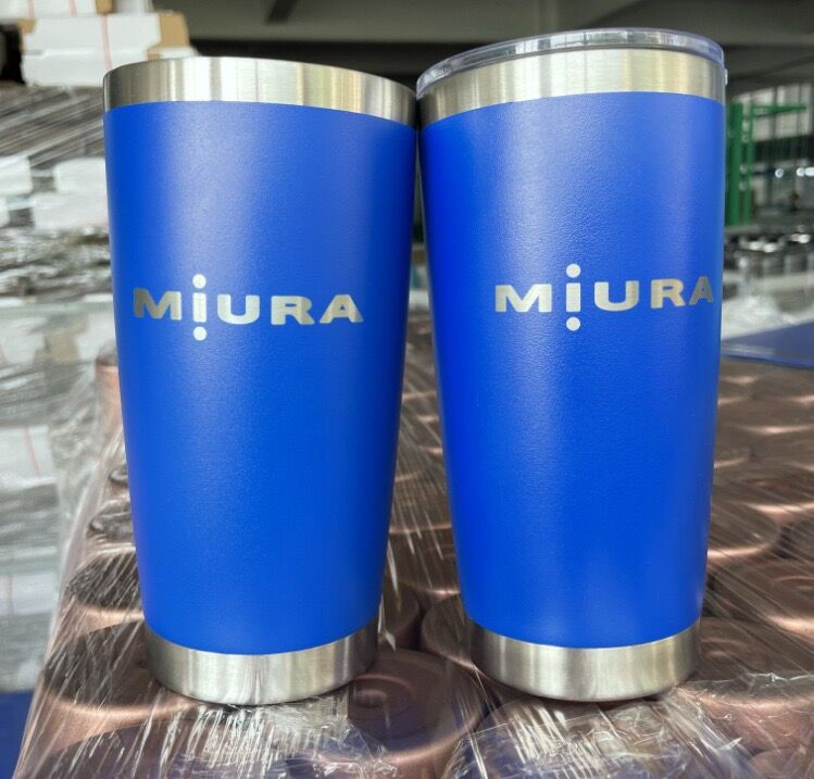Yeti-Style Powder Coated 20oz Stainless Steel Mug With Sliding Lid For Laser Engraving_Miki