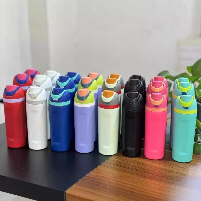 Owala Style Flip Straw Lid 24oz 32oz Insulated Stainless Steel Sports Water Bottles For Laser Engraving_miki