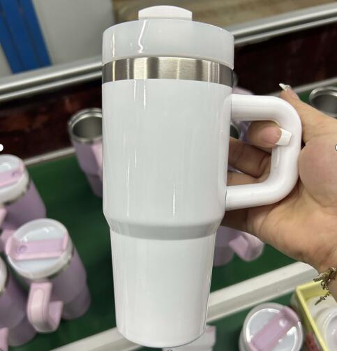 USA RTS_ Stanley Style Sublimation 14oz Baby Tumbler With Lid And Straw_miki