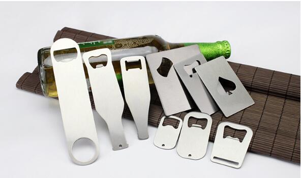 Sublimation white Stainless Steel metal Bottle Opener for Heat Press Printing_miki