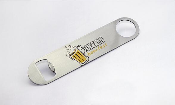 Sublimation white Stainless Steel metal Bottle Opener for Heat Press Printing_miki