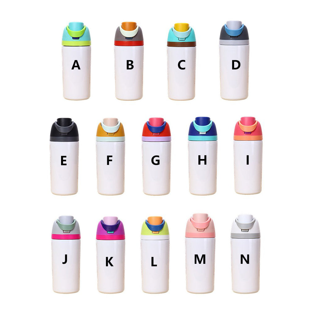 Owala style white Sublimation 16oz 19oz 24oz 32oz water bottles _miki