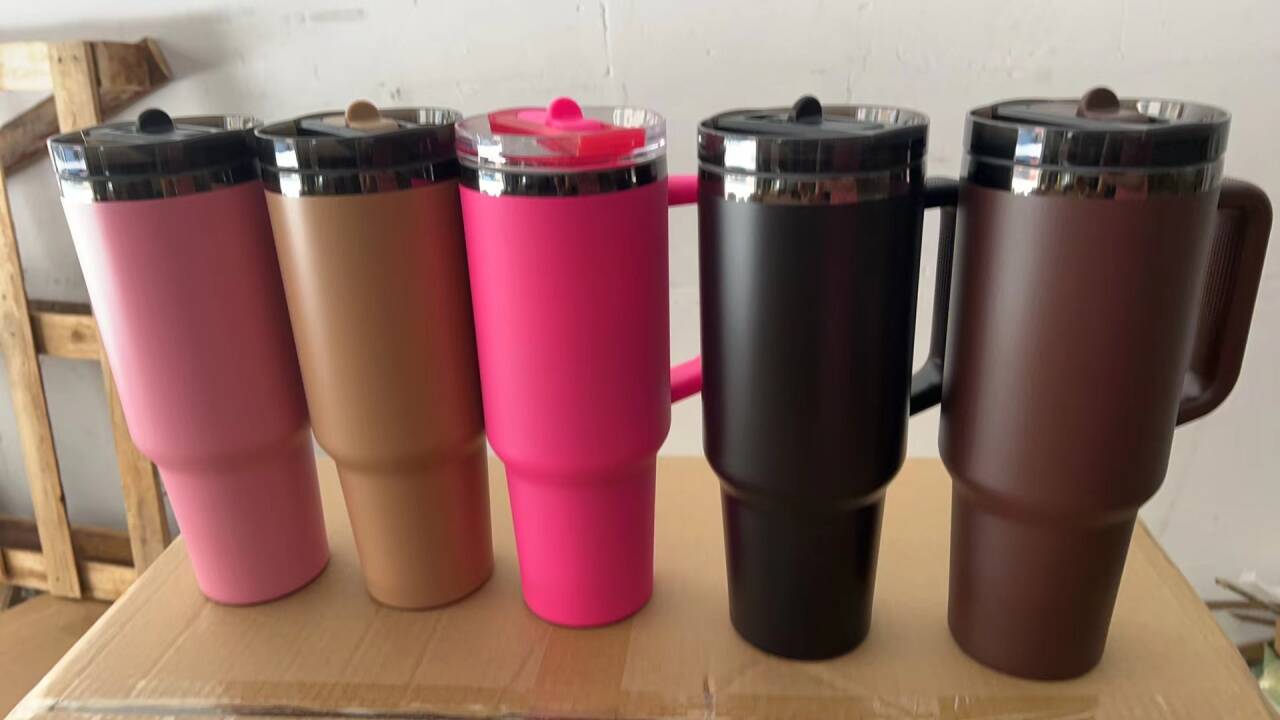 USA RTS_ ProTour Flip Straw 40oz Leak Proof Quencher Tumblers With Removable Lid and Handle for Laser Engraving_ miki