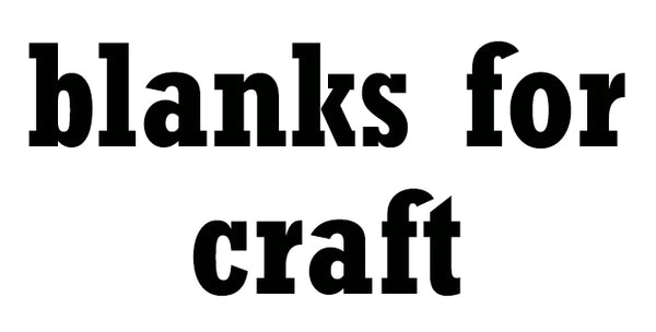 Blanks for craft logo