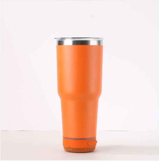 powder coated 30oz speaker mug with lid_miki