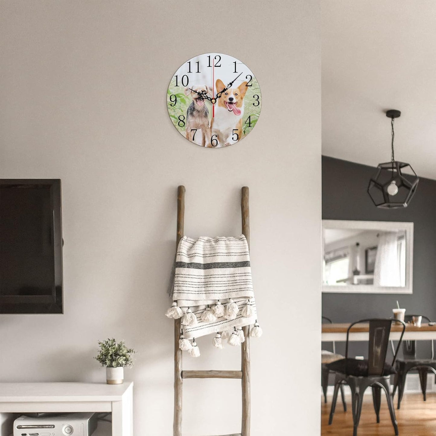 Sublimation Blank Clocks Wood DIY Round 6.9" 7.9" 10" Wall Clock Battery Operated for Home Kitchen Office School Hotel_ miki