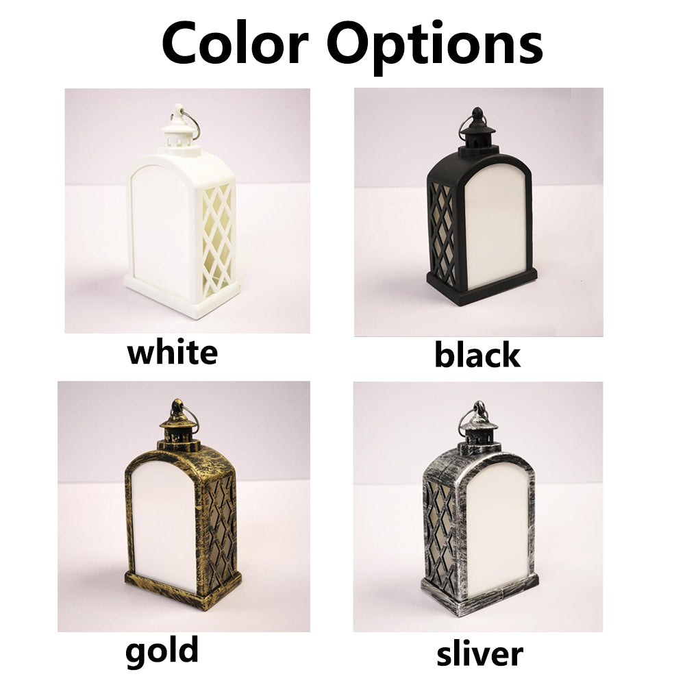Blank Sublimation LED Lantern Light double side printable for Christmas Decoration_miki