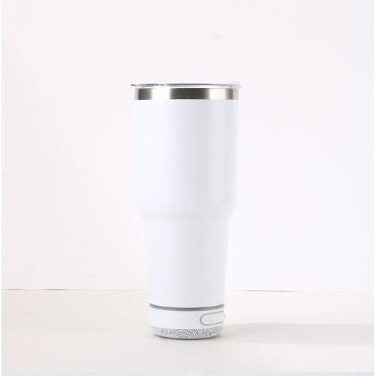 powder coated 30oz speaker mug with lid_miki