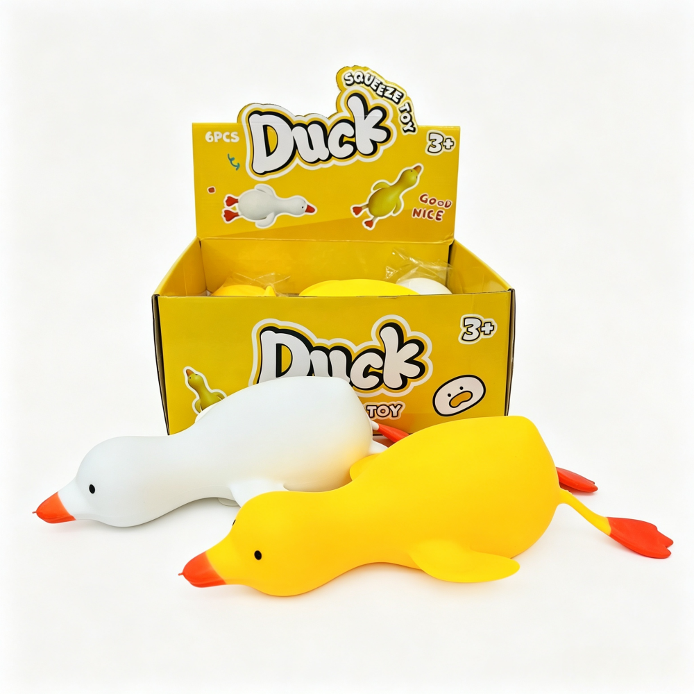 USA RTS_ 36*16.5 cm Jumbo Duck Squishy Fidget Toy flour flour filled_ miki