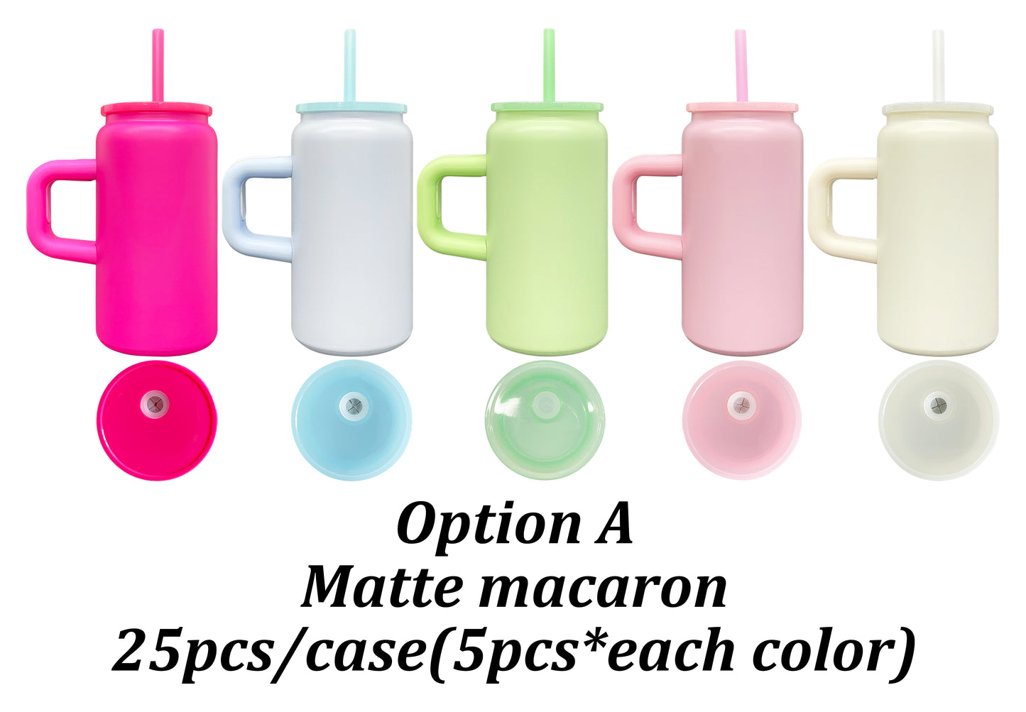 USA RTS_ Sublimation Kids 16oz Stainless Steel Can With Removable Handle Suitable For UV DTF Wraps_miki