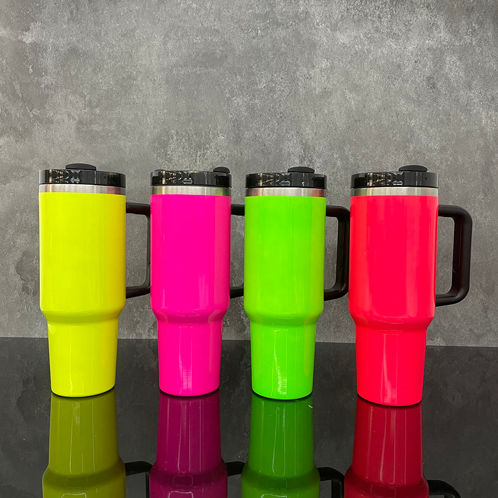 neon colors blakn sublimation H2.0 30oz 40oz quencher tumblers_miki