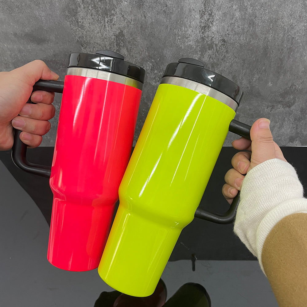 neon colors blakn sublimation H2.0 30oz 40oz quencher tumblers_miki