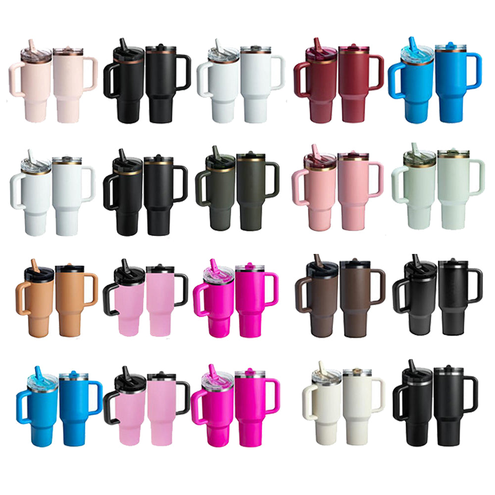 USA RTS_ ProTour Flip Straw 40oz Leak Proof Quencher Tumblers With Removable Lid and Handle for Laser Engraving_ miki