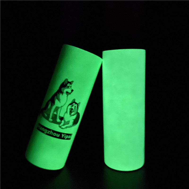 20oz blank sublimation glow in the dark straight tumbler_miki