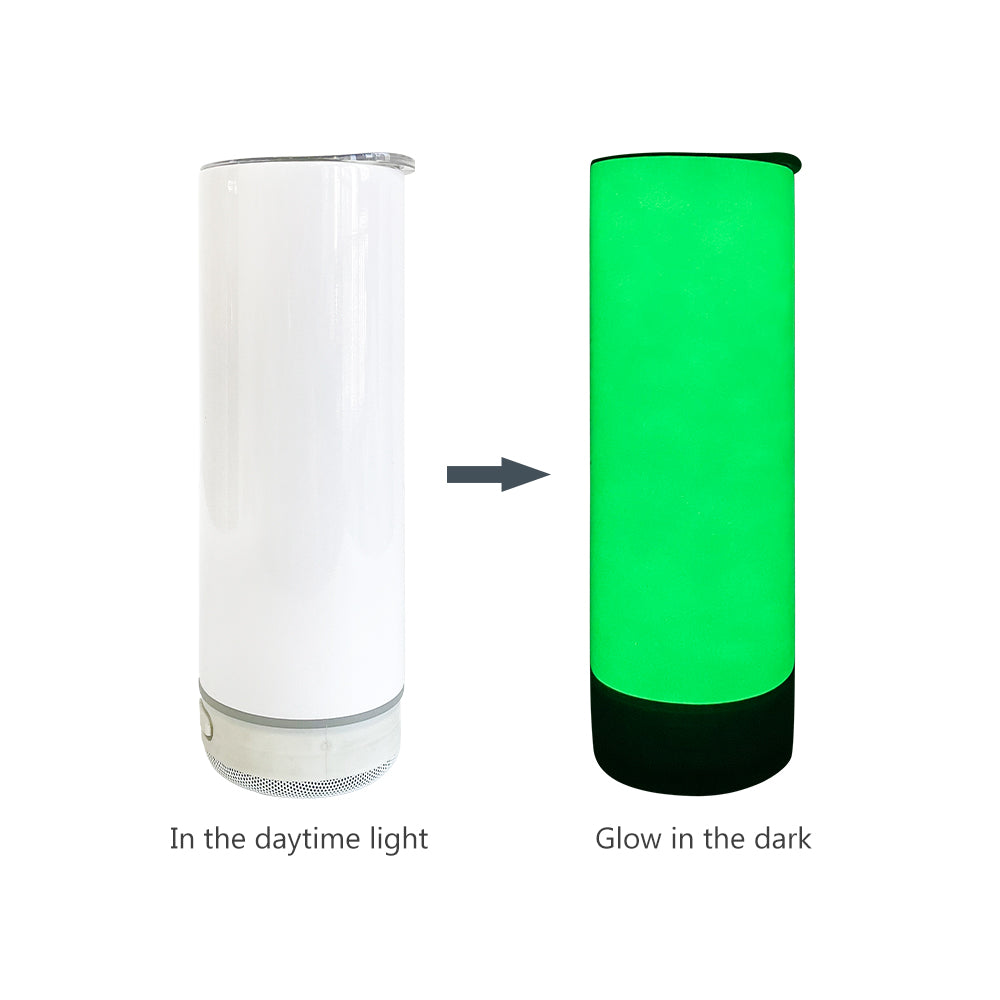 20oz Blank sublimation glow in the dark speaker tumbler_miki